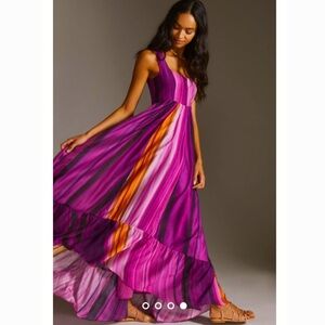 ISO Anthropologie Nikita Mhaisalkar Square Neck Purple Dress NOT FOR SALE